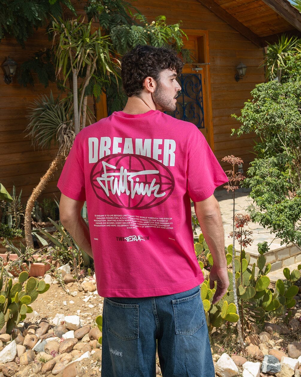Dreamer Oversized Tee Printed Oversized Tees IN YOUR SHOE