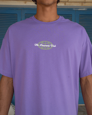 Dreamers Club Oversized Tee Printed Oversized Tees IN YOUR SHOE