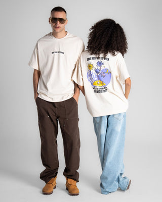 Early Birds Oversized Tee Printed Oversized Tees IN YOUR SHOE S