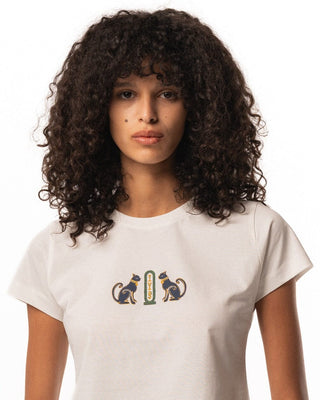 Egyptian Cat Loose Fit Baby Tee Baby Tees IN YOUR SHOE
