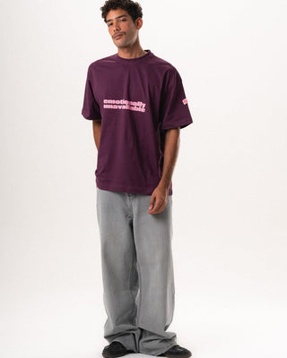 Emotionally Unavailable Oversized Tee Printed Oversized Tees IN YOUR SHOE