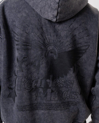 Fearless Mind Boxy Washed Hoodie Boxy Hoodies IN YOUR SHOE