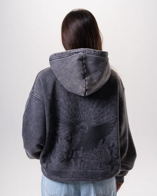 Fearless Mind Boxy Washed Hoodie Boxy Hoodies IN YOUR SHOE
