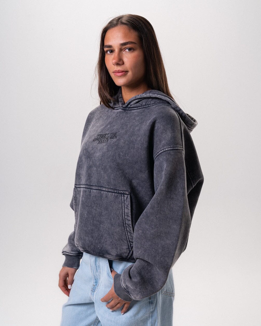 Fearless Mind Boxy Washed Hoodie Boxy Hoodies IN YOUR SHOE