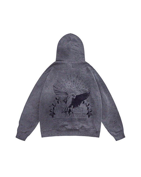 Fearless Mind Washed Boxy Hoodie