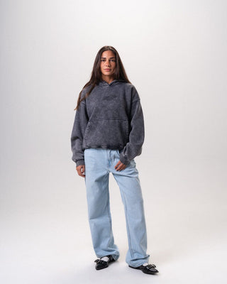 Fearless Mind Boxy Washed Hoodie Boxy Hoodies IN YOUR SHOE