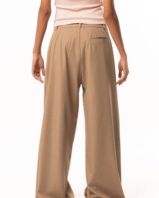 Female Beige Loose Office Pants Pants IN YOUR SHOE XL