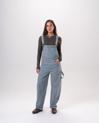 Female Blue Barrel Fit Overall Jeans IN YOUR SHOE 42