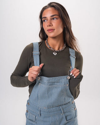 Female Blue Barrel Fit Overall Jeans IN YOUR SHOE 38