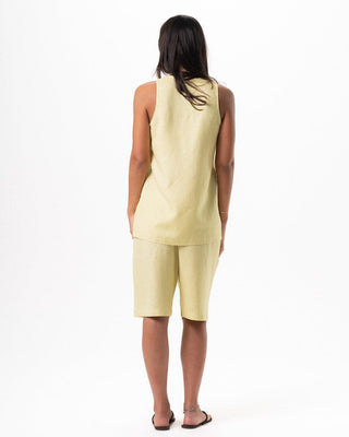 Female Butter Yellow Oversized Linen Set Linen Set IN YOUR SHOE