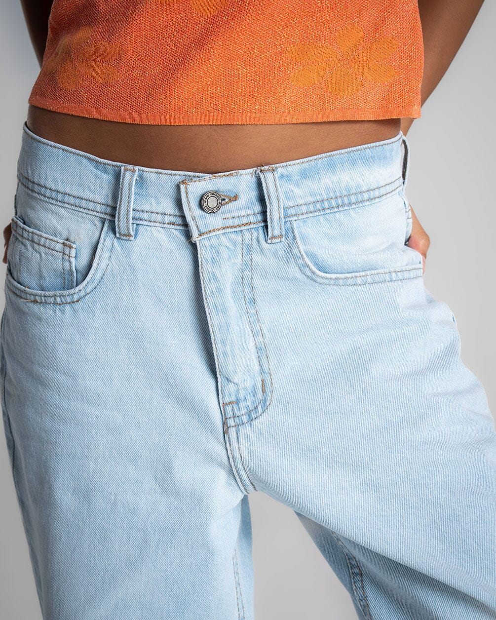 Female Light Blue Regular Fit Jeans Jeans IN YOUR SHOE 36