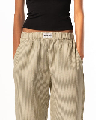 Female Mint Striped Boxer Pants Boxer Pants IN YOUR SHOE XL