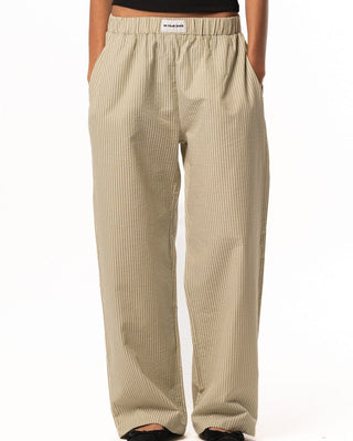 Female Mint Striped Boxer Pants Boxer Pants IN YOUR SHOE