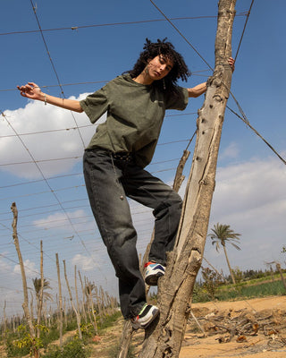 Female Wide-leg Grey Washed Jeans Jeans IN YOUR SHOE 36