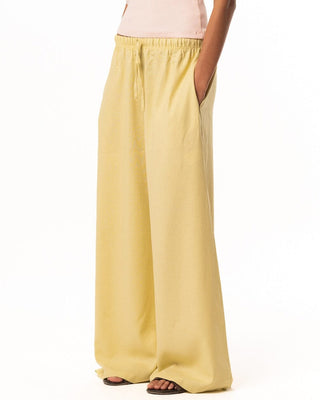 Female Yellow Super Oversized Linen Pants Linen Pants IN YOUR SHOE XL