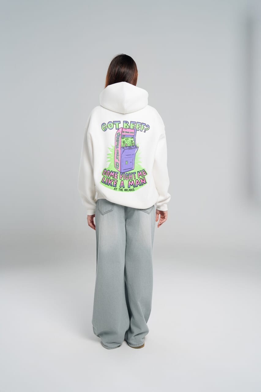 Fight Me Like A Man Hoodie Printed Hoodies IN YOUR SHOE