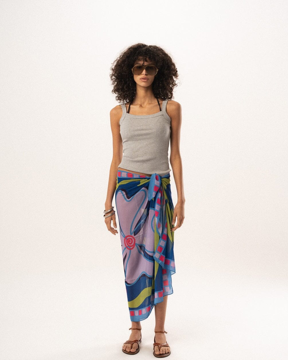 Flower Chiffon Flowy Wrap Flowy Wraps IN YOUR SHOE