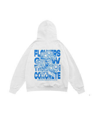 Flowers Grow Hoodie Printed Hoodies IN YOUR SHOE