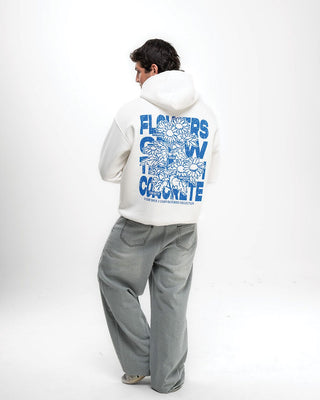 Flowers Grow Hoodie Printed Hoodies IN YOUR SHOE