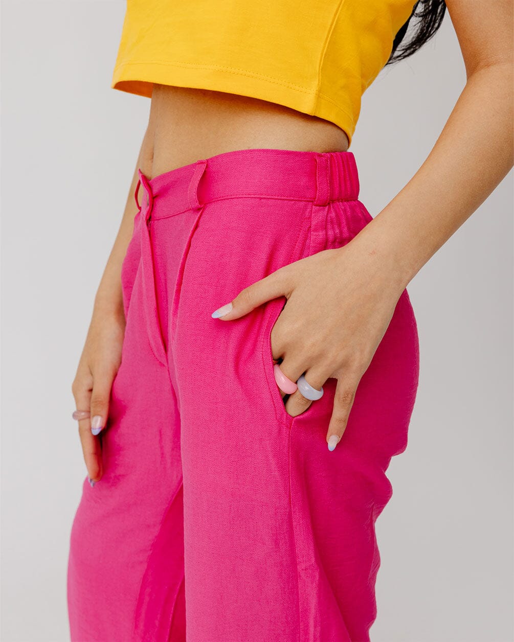 Fuchsia Linen Pants Linen Pants IN YOUR SHOE