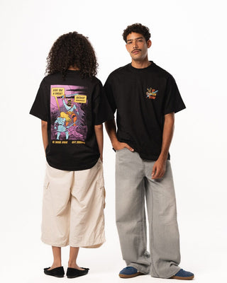 Give Me A Raise Oversized Tee Printed Oversized Tees IN YOUR SHOE S