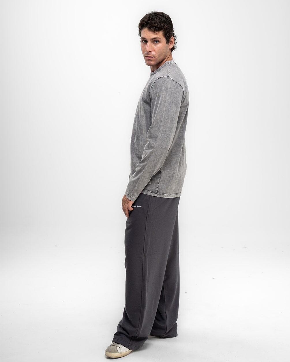 Graphite Wide Leg Swants Swants IN YOUR SHOE