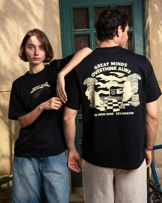 Great Minds Overthink Regular Tee Printed Regular Tees IN YOUR SHOE S
