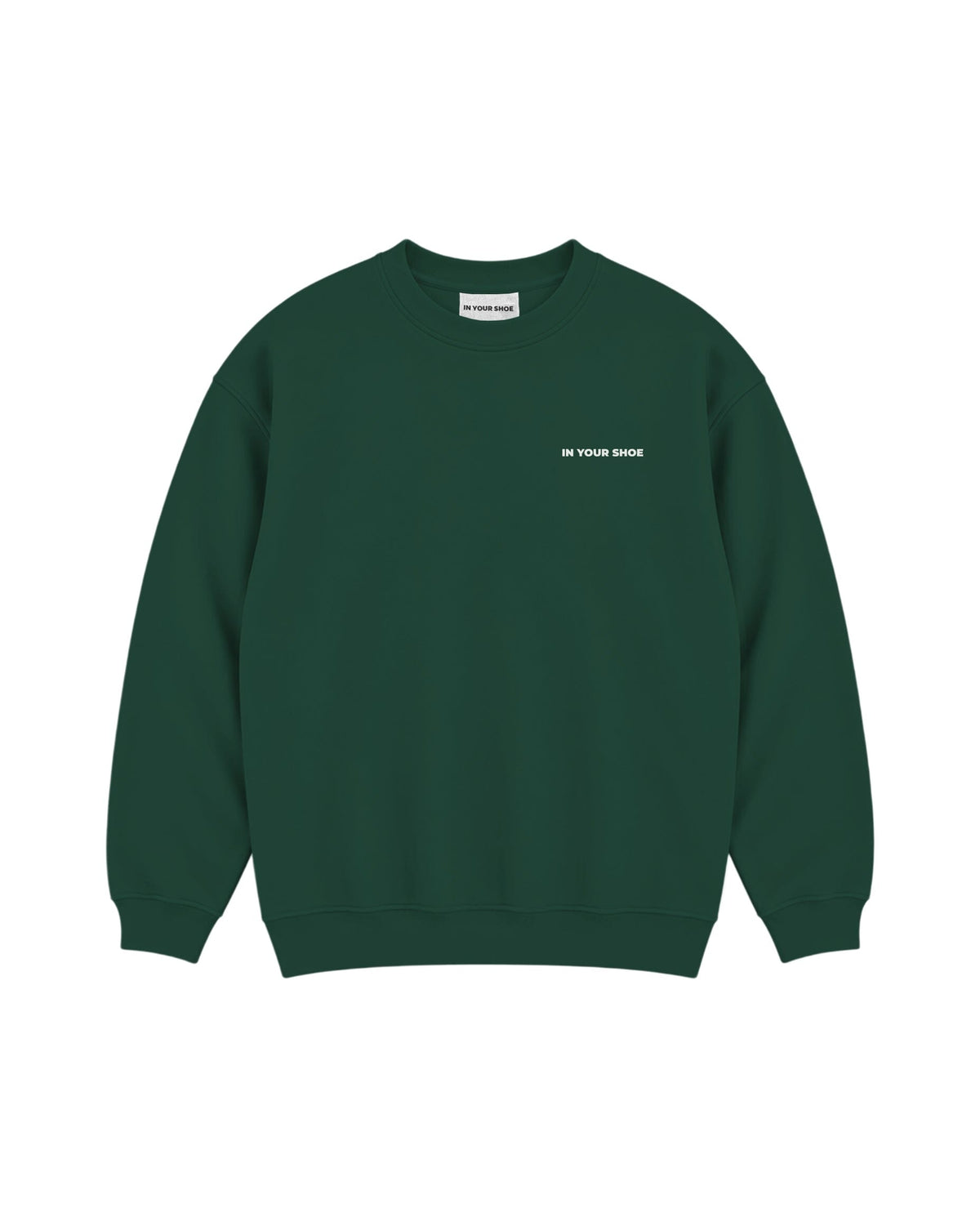 Green Basic Oversized Crewneck Acid Washed Crewnecks IN YOUR SHOE S