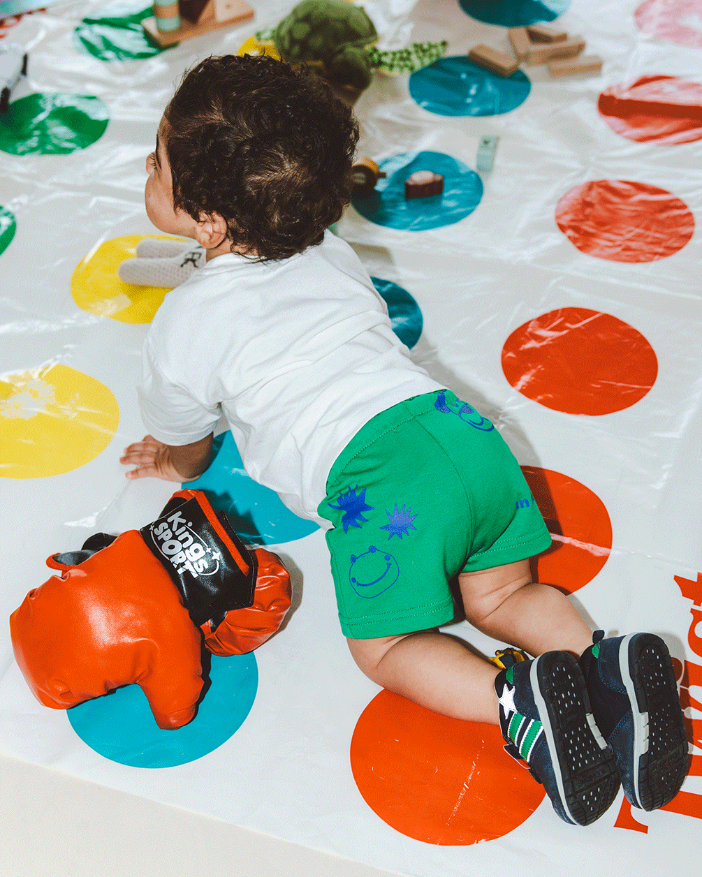 Green Printed Kids Sworts Kids Sworts In Your Shoe 6-9 Months