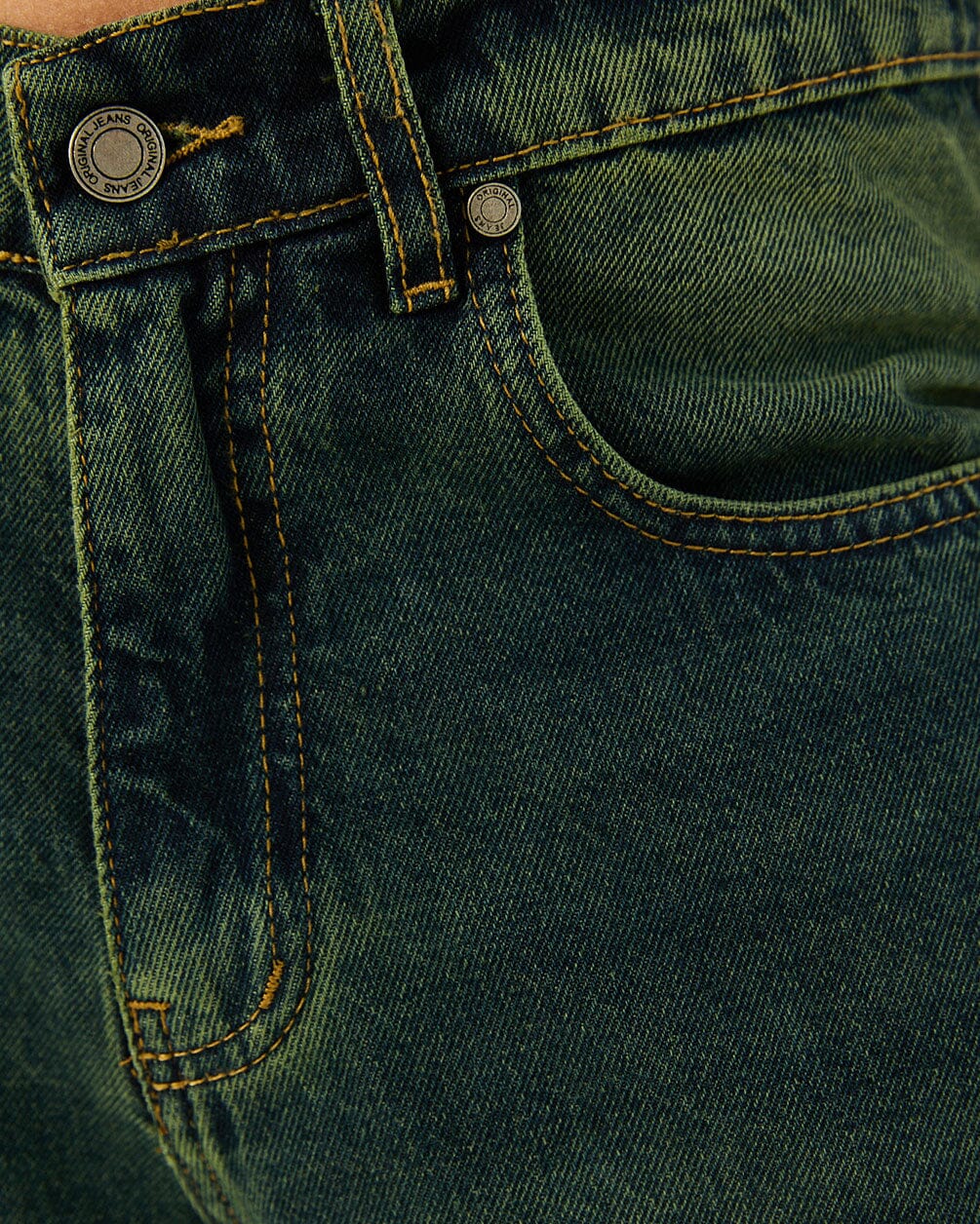Green Tinted Jorts Jorts IN YOUR SHOE