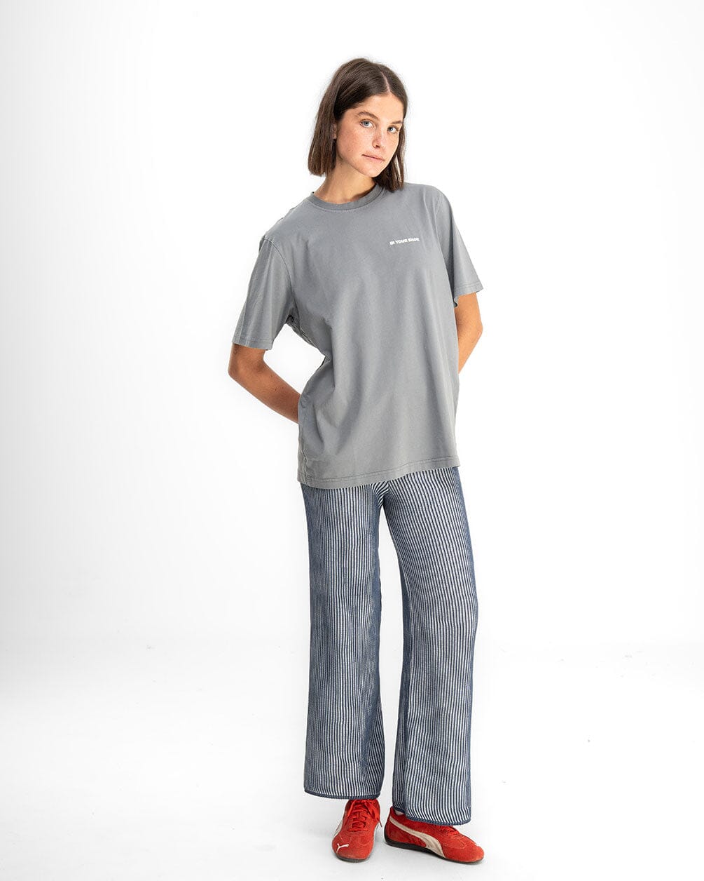 Grey Basic Regular Tee Basic Regular Tee IN YOUR SHOE M