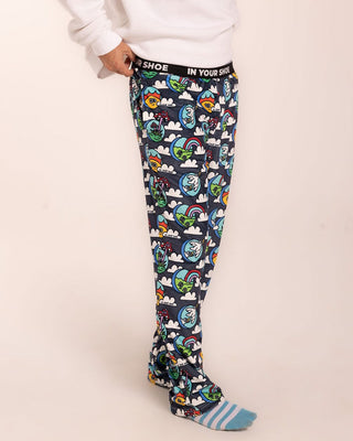 Grey Clouds Fluffy Pjoys Fluffy Pjoys IN YOUR SHOE XL