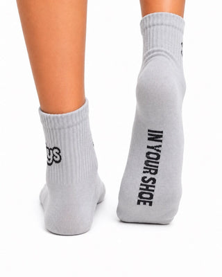 Grey Core Short Socks Short Socks IN YOUR SHOE