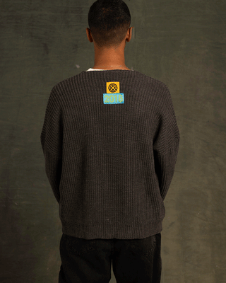 Grey English Knit Cardigan Cardigans IN YOUR SHOE