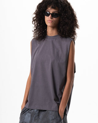 Grey Sleeveless Tee Sleeveless Tees IN YOUR SHOE