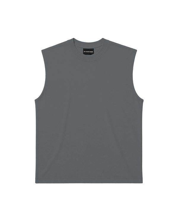 Grey Sleeveless Tee