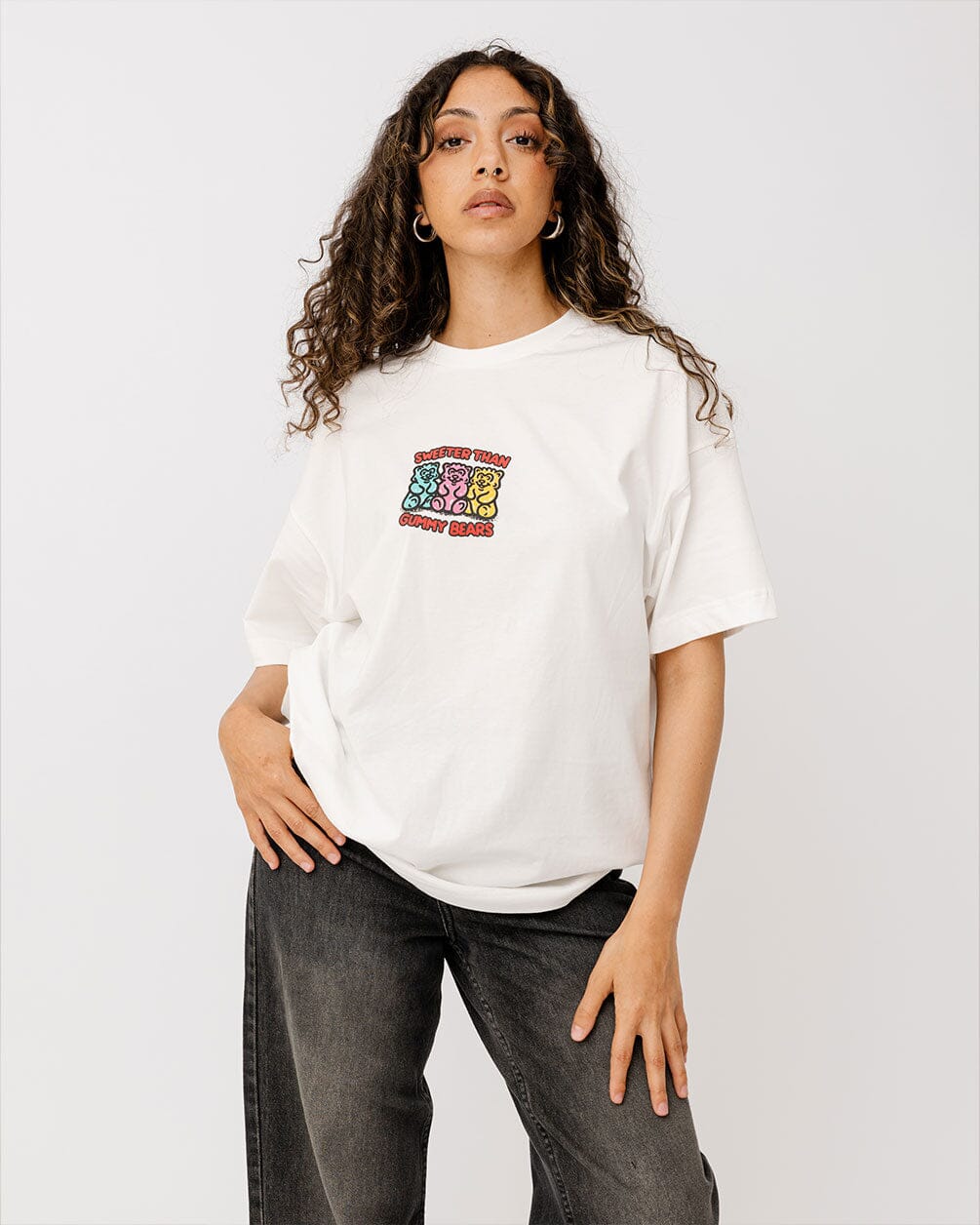 Habibo Printed Oversized Tee Printed Oversized Tees IN YOUR SHOE S 