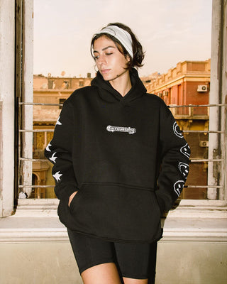 Happy Face Hoodie Statement Hoodies IN YOUR SHOE S