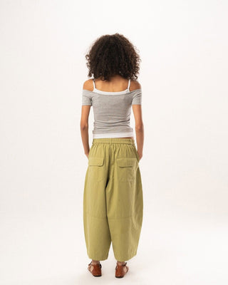 Heather Grey Off Shoulder Double Layered Top Tops IN YOUR SHOE L