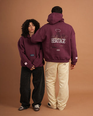 Heritage Boxy Fit Hoodie Boxy Hoodies IN YOUR SHOE L