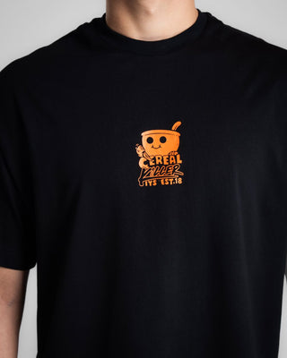 Horrific Cereal Killer Oversized Tee Printed Oversized Tees IN YOUR SHOE