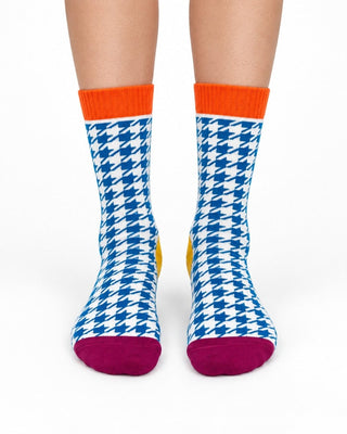 Houndstooth Fluffy Socks Fluffy Socks IN YOUR SHOE