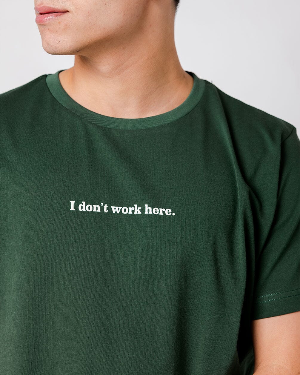 I Don't Work Here Regular Tee Printed Regular Tees IN YOUR SHOE XL