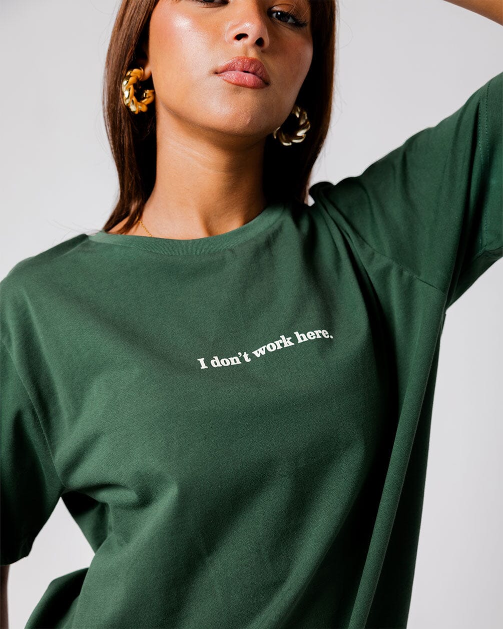 I Don't Work Here Regular Tee Printed Regular Tees IN YOUR SHOE