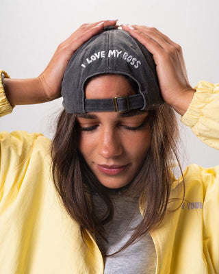 I Hate My Boss Washed Cap Washed Cap IN YOUR SHOE