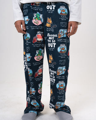 Don't Go Out Fluffy Pjoys