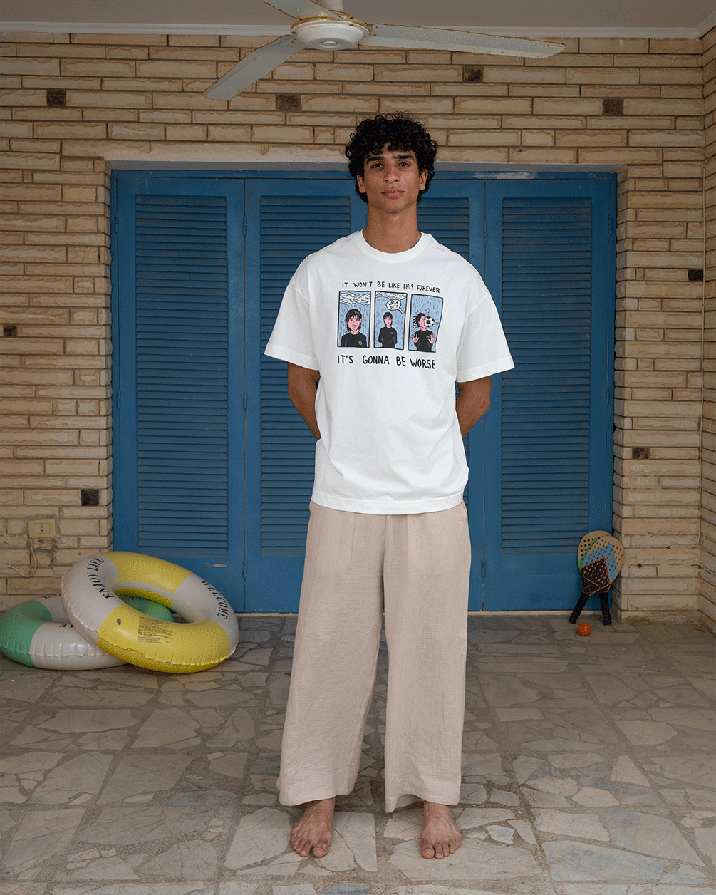 It's Gonna Be Worse Oversized Tee Printed Oversized Tees IN YOUR SHOE