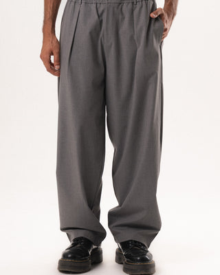 Male Grey Loose Office Pants