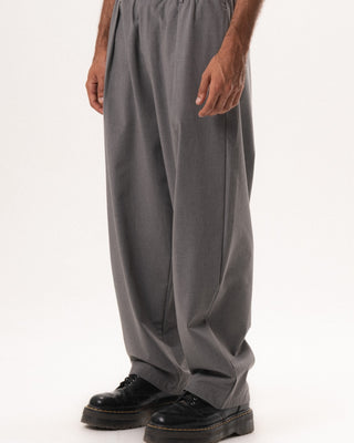 Male Grey Loose Office Pants