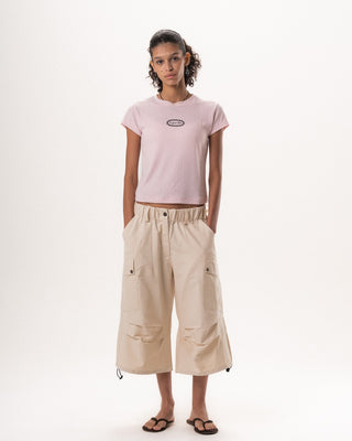 Rose Pink Loose Fit Baby Tee
